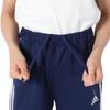 Adidas Jersey Regular Color Block Double Length Track Dark Kids' Must-Have Bottoms, Fit, Knit, 9/10 Pants, KWY24, Blue/White (JH1097)
