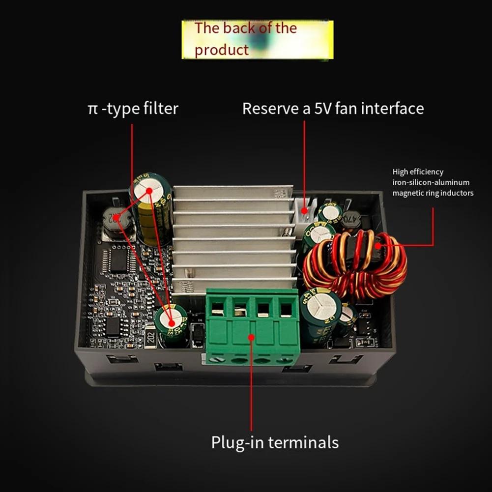 CNC DC Converter 6-36V To 0.5-36V 40W Voltage Regulator Power With Color Screen Step-up And Step-down Power Supply Converters