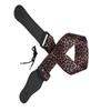 Adjustable Guitar Strap with Leather Ends Shoulder Belt Electric Guitar Strap Belt Shoulder Pad Comfortable To Wear