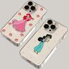 Beautiful Cartoon Princess Phone Case for iPhone 17 Air 16 15 14 Plus 13 12 11 Pro Max X Xs XR 8 E Soft TPU Transparent Cover