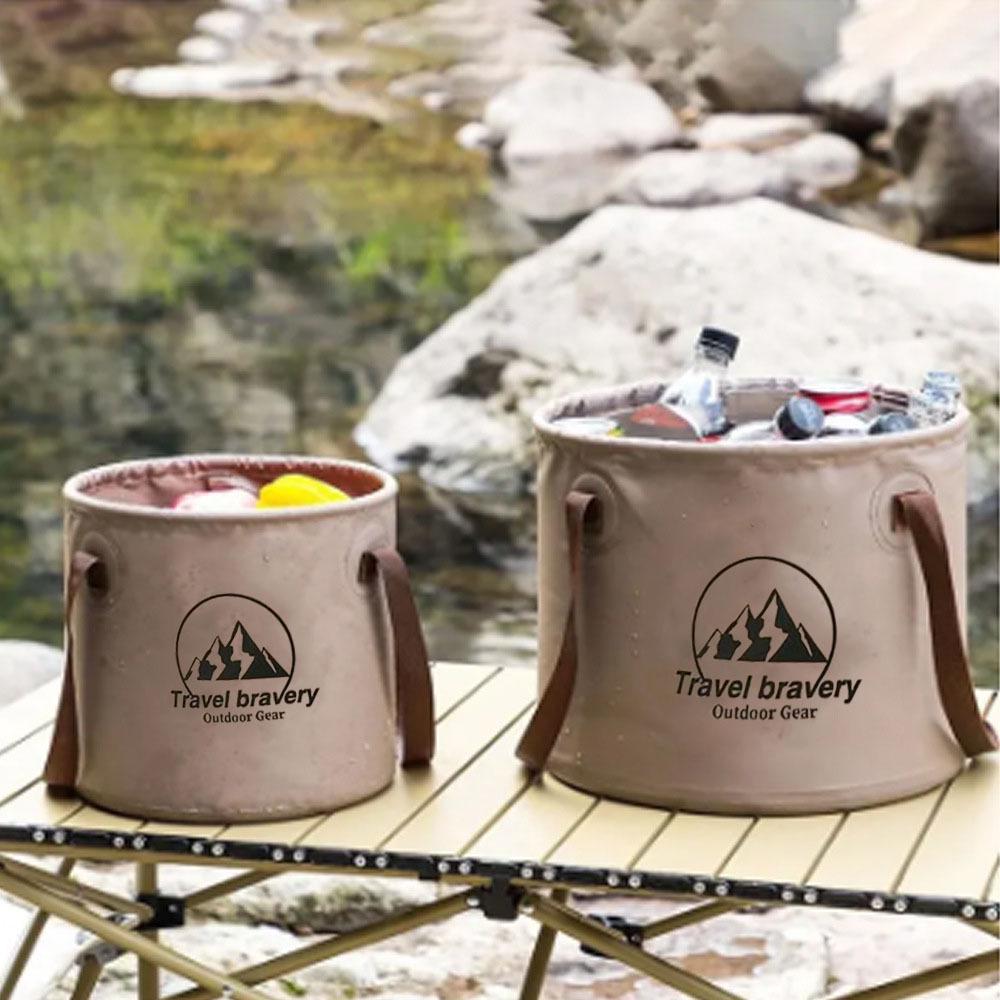 Secchio Pieghevole Portatile – Grande Capacità per Campeggio, Viaggio, Pesca e Altro