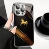 Business -grain and Wood-grain Spliced  Horse Design Phone Case  for iPhone 16 16 Pro 16 Pro Max 16 Plus 15 15 Plus 15 Pro Max