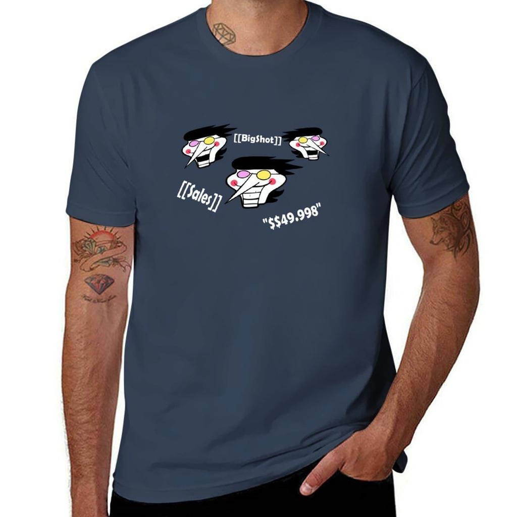 Deltarune Spamton T-shirt anime blanks gładkie męskie ubrania