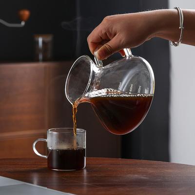 Set caffettiera per infusione manuale Imbuto per estrazione caffè Tazza filtro Caraffa da condivisione Pentola per infusione Utensili per caffè