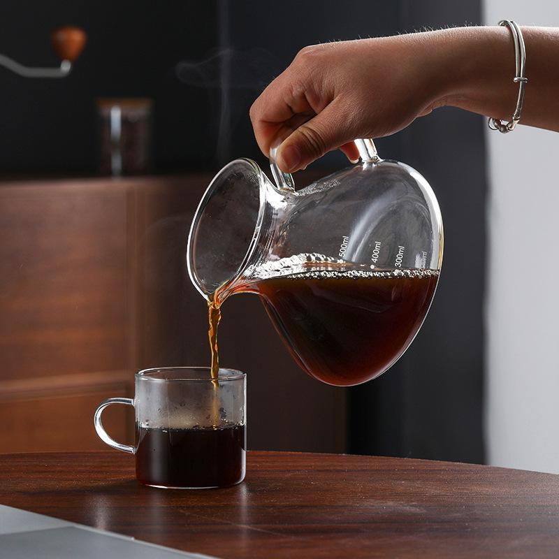 

Hand brewing coffee pot set Coffee extraction funnel Filter cup Sharing pot Brewing pot Coffee utensils
