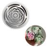 Bocchetta per dolci in acciaio inossidabile con fiore, utensili per la cottura domestica, punta creativa per glassa, ugello per pasticceria, accessori per utensili da cucina