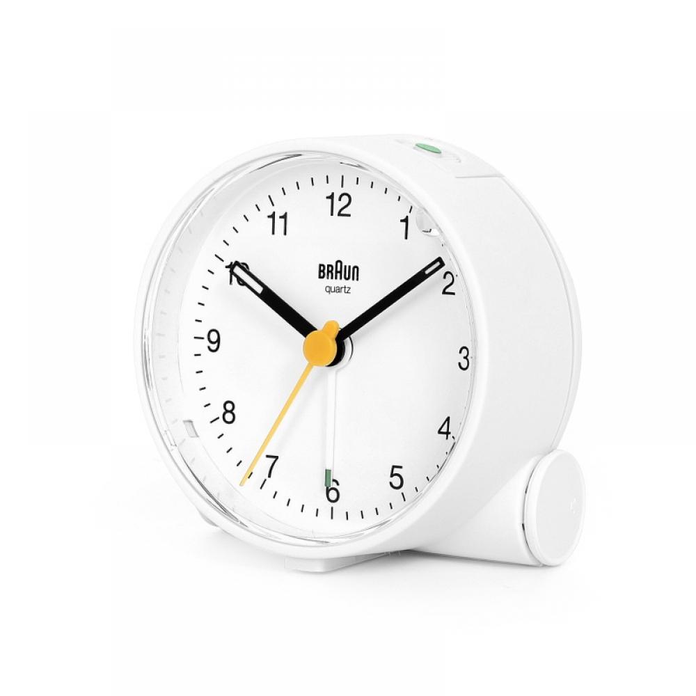 Braun Bc01w Classic Analog Lighting Crescendo Alarm Low Noise Public Desk Clock