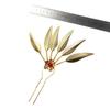 Girl Hair Accessories Thai Headdress U Shape Hairpin Metal Hair Sticks Ancient Style Headwear