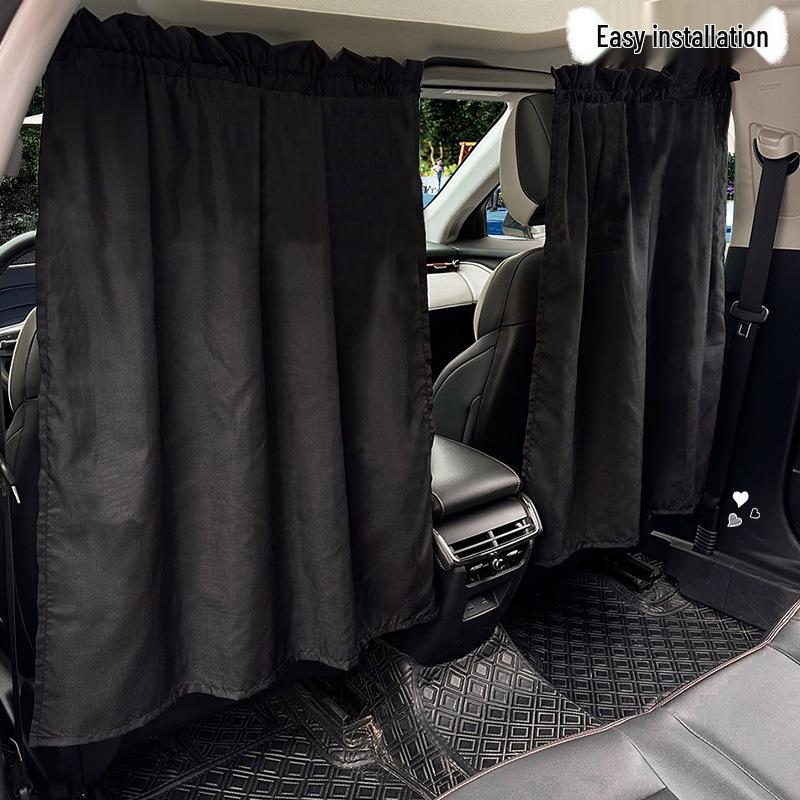 Cortina Parasol para Coche Universal Negra Blue Rain de Privacidad