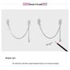 S925 Silver Ziyun Beaded Bracelet with Silicone Accessories and Tire Safety Chain
