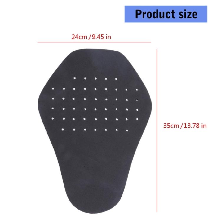 Ventilated Spine Support Pad Advanced Shock Absorption & Ergonomic Fit Back Protection Panel For Racing Motorcycle Gear