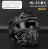 Real CS Full Face Bag Head Protective Mask Helmet Set Personalized Dress Mask Built-in Earphones Video Props