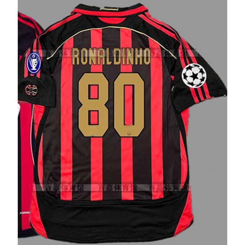 Vintage Jersey Football Jersey Beckham Zidane Messi C Ronaldo Classic Championship Jersey