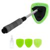 Telescopic Microfiber Car Window Cleaning & Defogging Brush Set