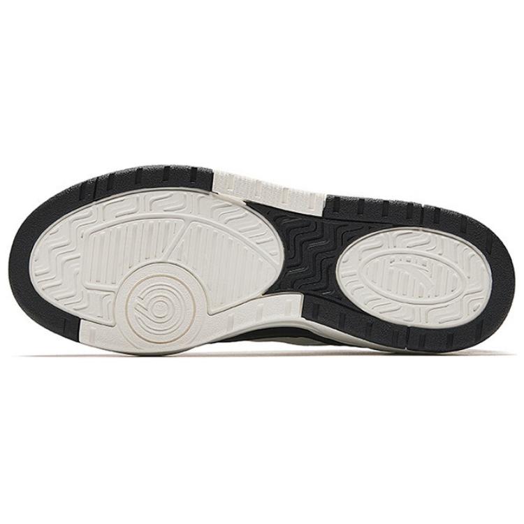 Anta Lieyan1.0 Breathable Lightweight Height Increasing Low top Skateboard Shoes Women's White Black Sneakers 122528091-10