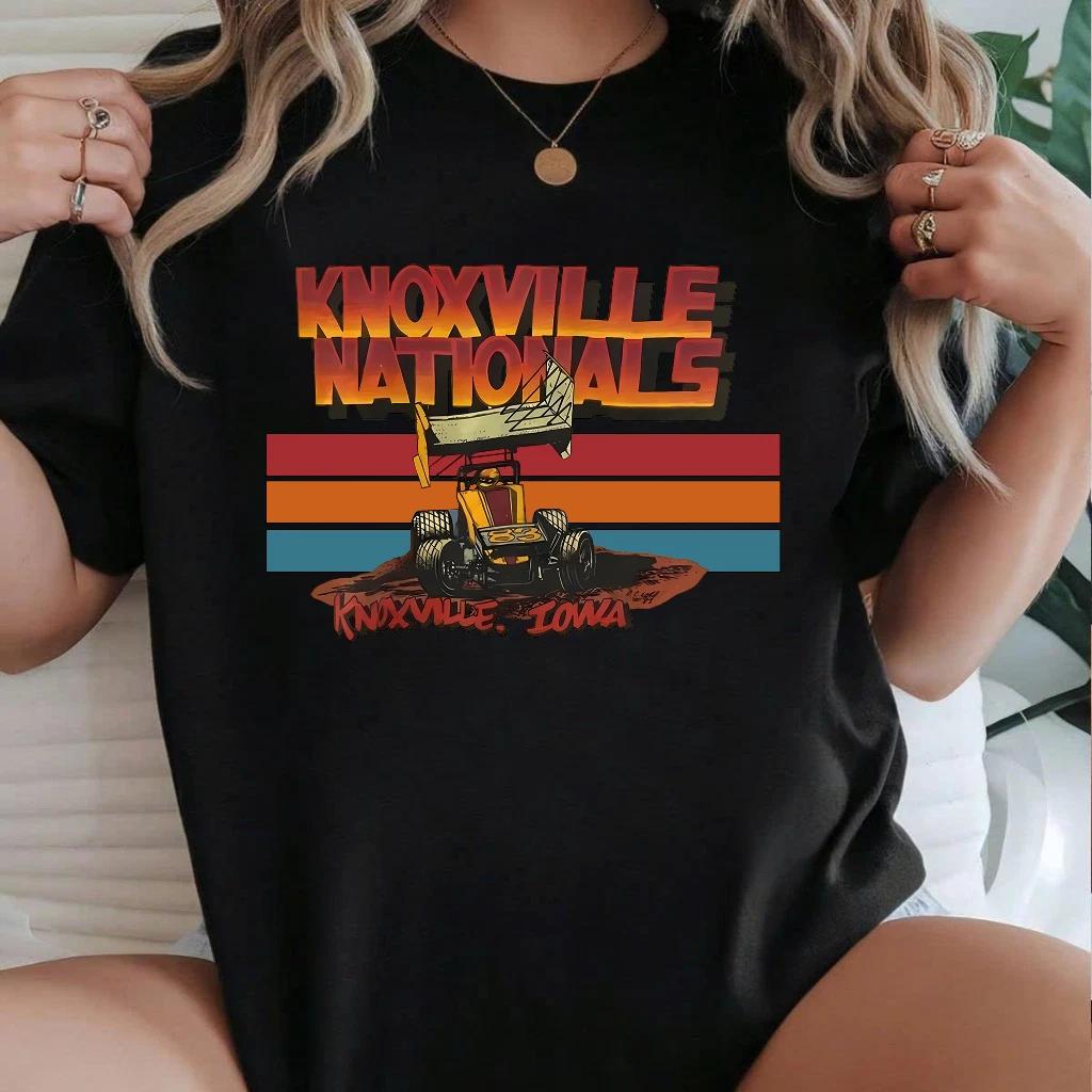

Vintage 1983 Knoxville Nationals Sprint Car Racing T-Shirt 2XL
