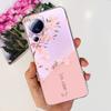 For Xiaomi 13 Lite Case Civi2 New Letters Cover Clear Silicone Phone Case For Xiaomi Civi 2 Mi 13 Lite Soft Fundas 6.55'' Bumper