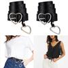 Women Ladies Metal Heart Buckle Belt Leather Jeans Dress Waist Band Belts