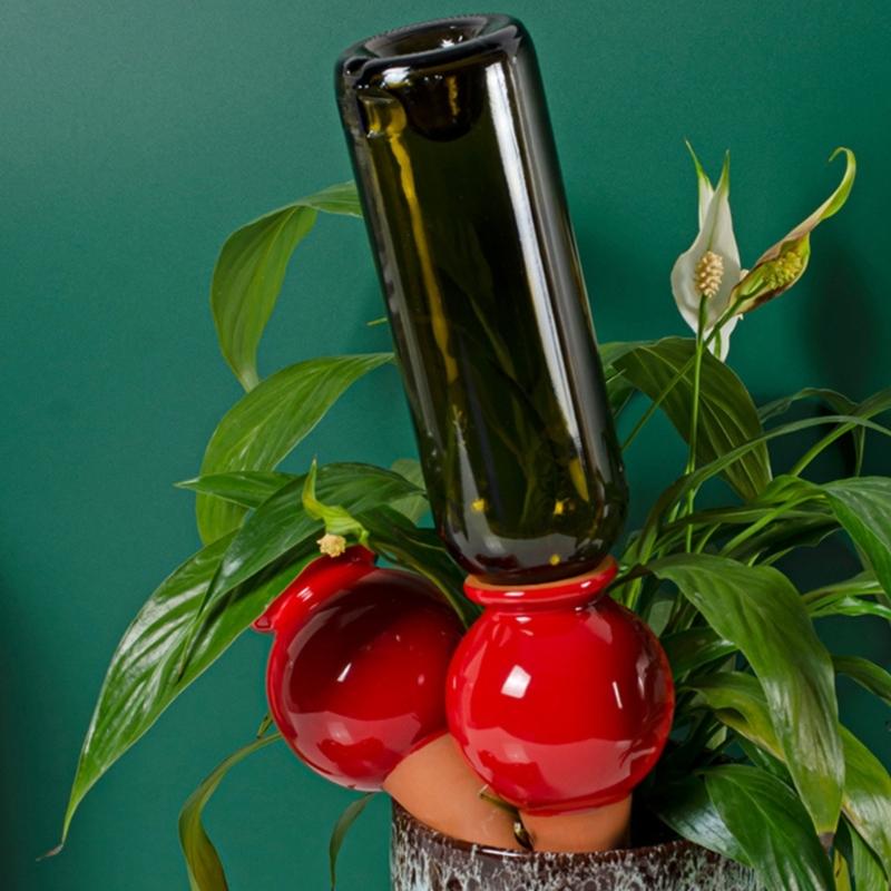 4pcs Plant Watering Stakes Indoor Outdoor Water Spikes for Plant Terracottas Automatic Drip Irrigation for Houseplants