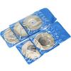 SI FANG 5Pcs 60mm Diamond Cutting Disc Cut Off Wheels with 5Pcs Mandrel 1/8'' Shank Stone Blade for Rotary Tool Drill Attachment Cutting Discs