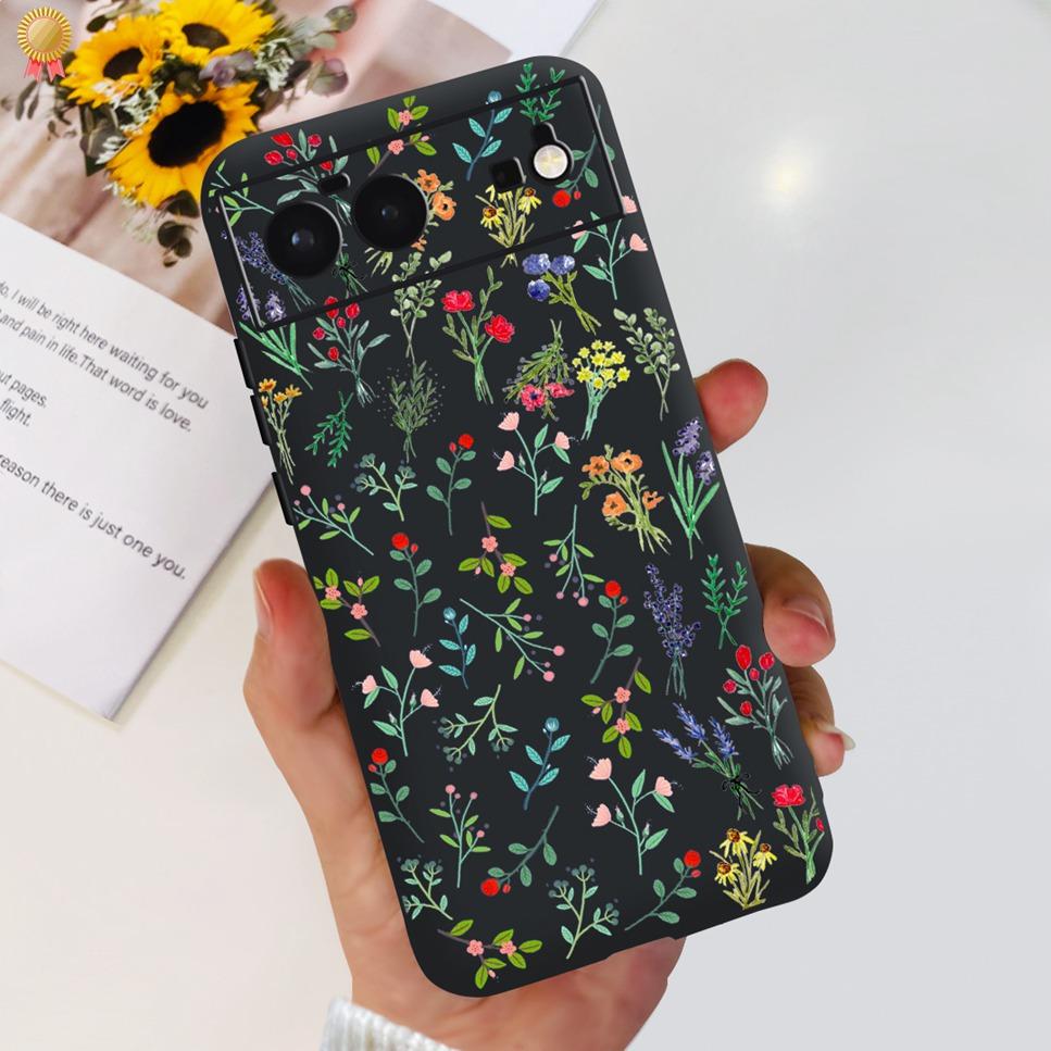 For Google Pixel 6 Case Cute Kawaii Cat Clear Silicone Shockproof Cover Capa For Google 6 Pixel 6 Pixel6 Phone Shell Funda Coque