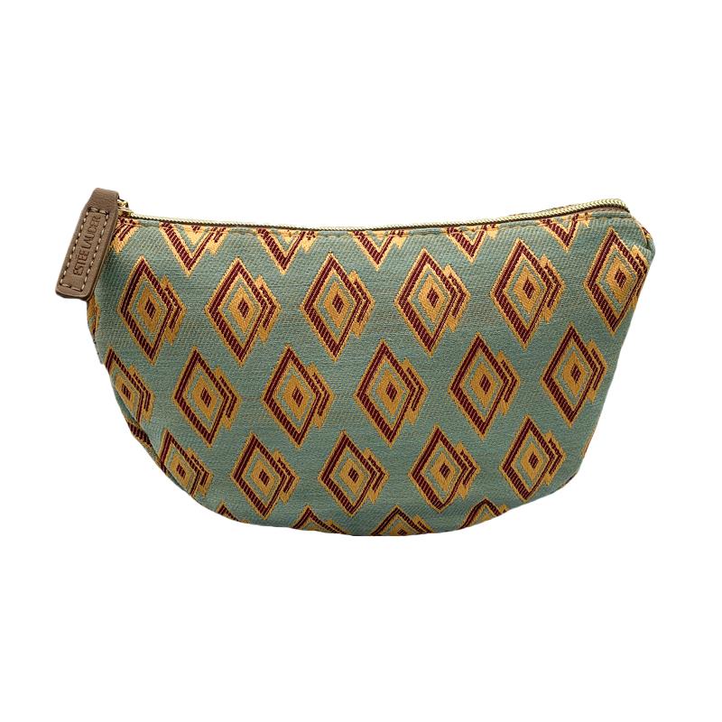 Estee Lauder Vintage Ling Plaid Makeup Storage Bag Portable