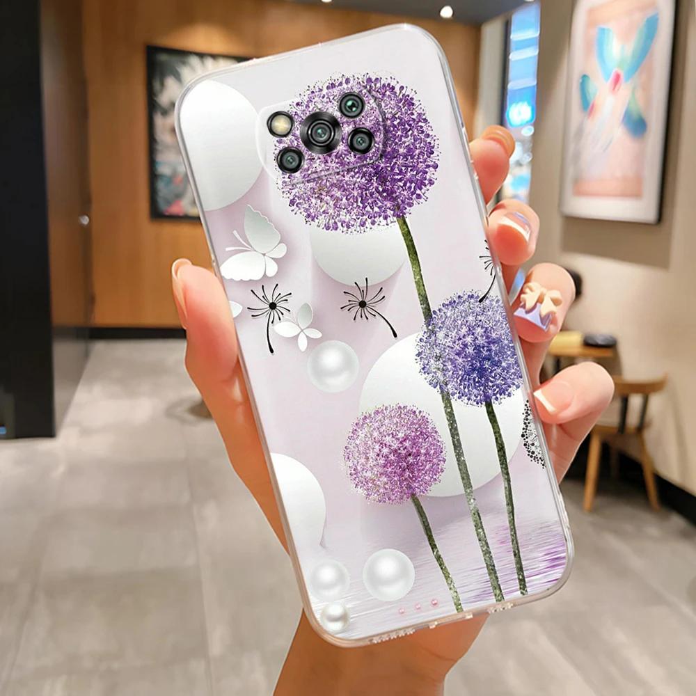 Shockproof Cover For Xiaomi POCO X3 Pro Animal Painted Soft Clear Silicone Phone Back Cover For Poco X 3 Pro X3 NFC PocoX3 Coque