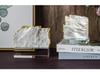 Natural Crystal Stone Ornament with Gold Foil - Bookshelf, TV Cabinet, and Entrance Decor