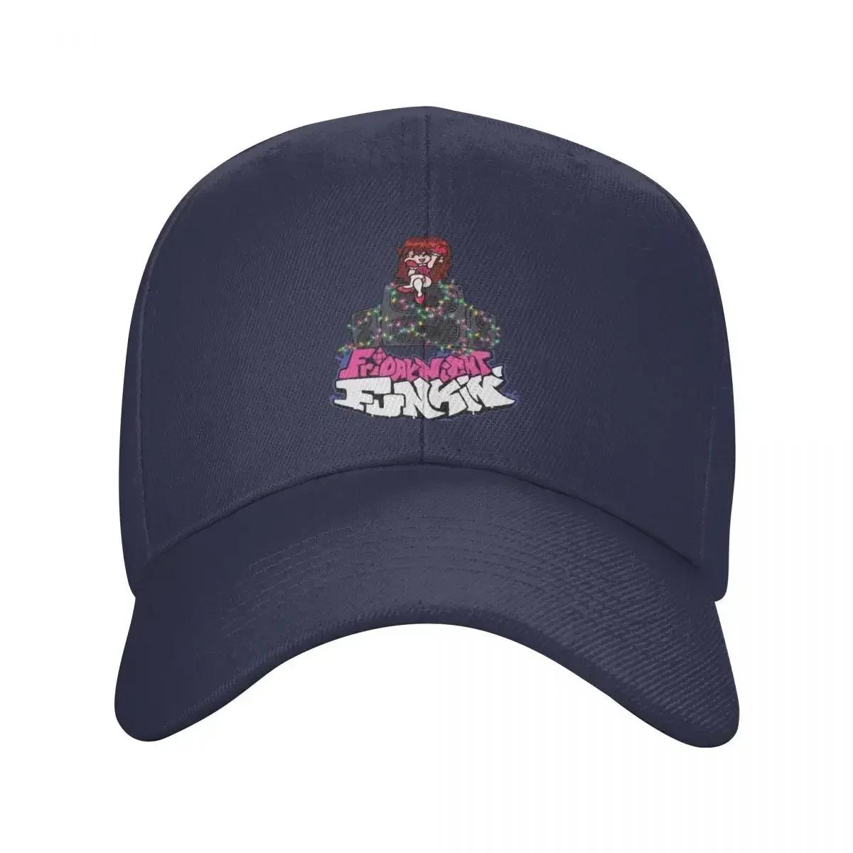 

Custom Friday Night Funkin Girlfriend Baseball Cap Men Women Breathable Christmas Kalaok Entertainment Trucker Hat Streetwear Trucker Hat