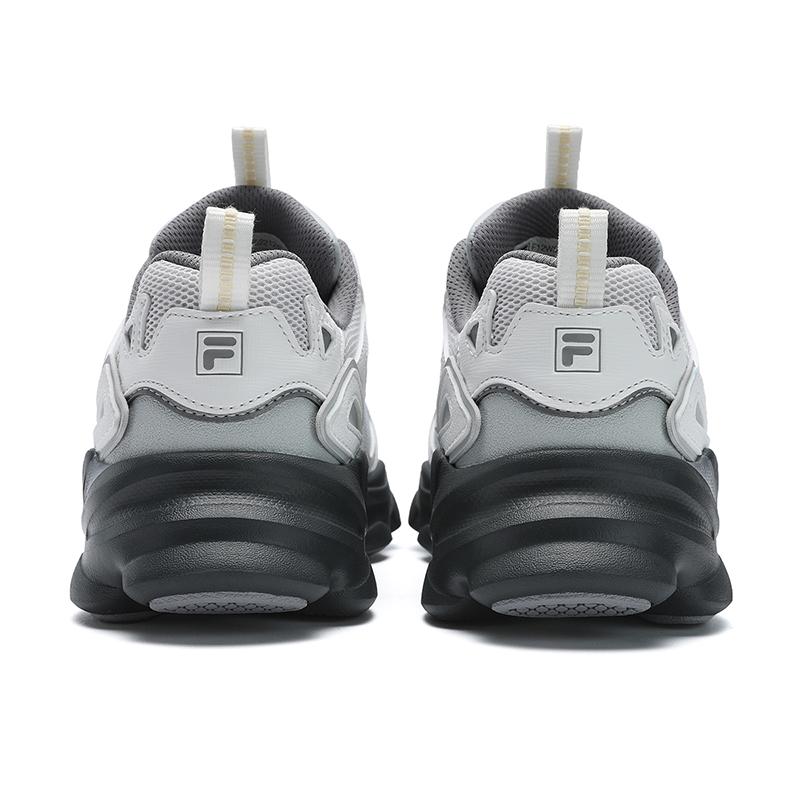 Fila Skipper 1S Retro Classic Fashion Versatile Simple High-Quality Sports Casual Shoes Women Sneaker Gray White F12W522124FNB