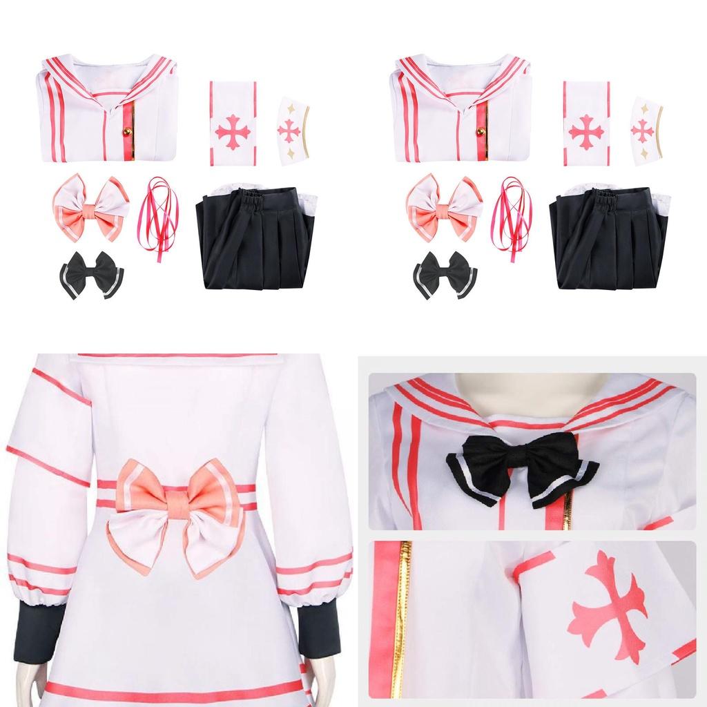 Stunning Blue Archives Cosplay Costume Nurse Outfit For Roleplaying Games