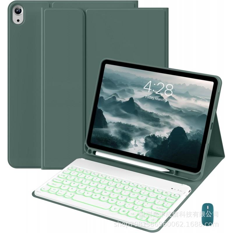 IPad 11-inch Keyboard Case With Silent Bluetooth Pen Slot TPU Cover Stand Magnetic Sleep Function
