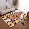 Cute Cartoon Animal Pattern Area Rug for Living Room and Bedroom Decor Suitable for Use As an Anti-slip for Living Room Bedroom Sofas