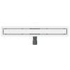 2 in 1 Shower Drain Silver 80 cm Stainless Steel 304