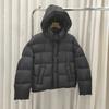 Womens Short Puffer Jacket With Hood Warm Thick Duck Down Coat Oversized Casual Winter Outerwear