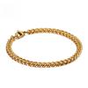 Jewelry Side Flat Chain Stainless Steel Chain, Simple Titanium Steel Men's Trend Hip-hop Bracelet Accessories