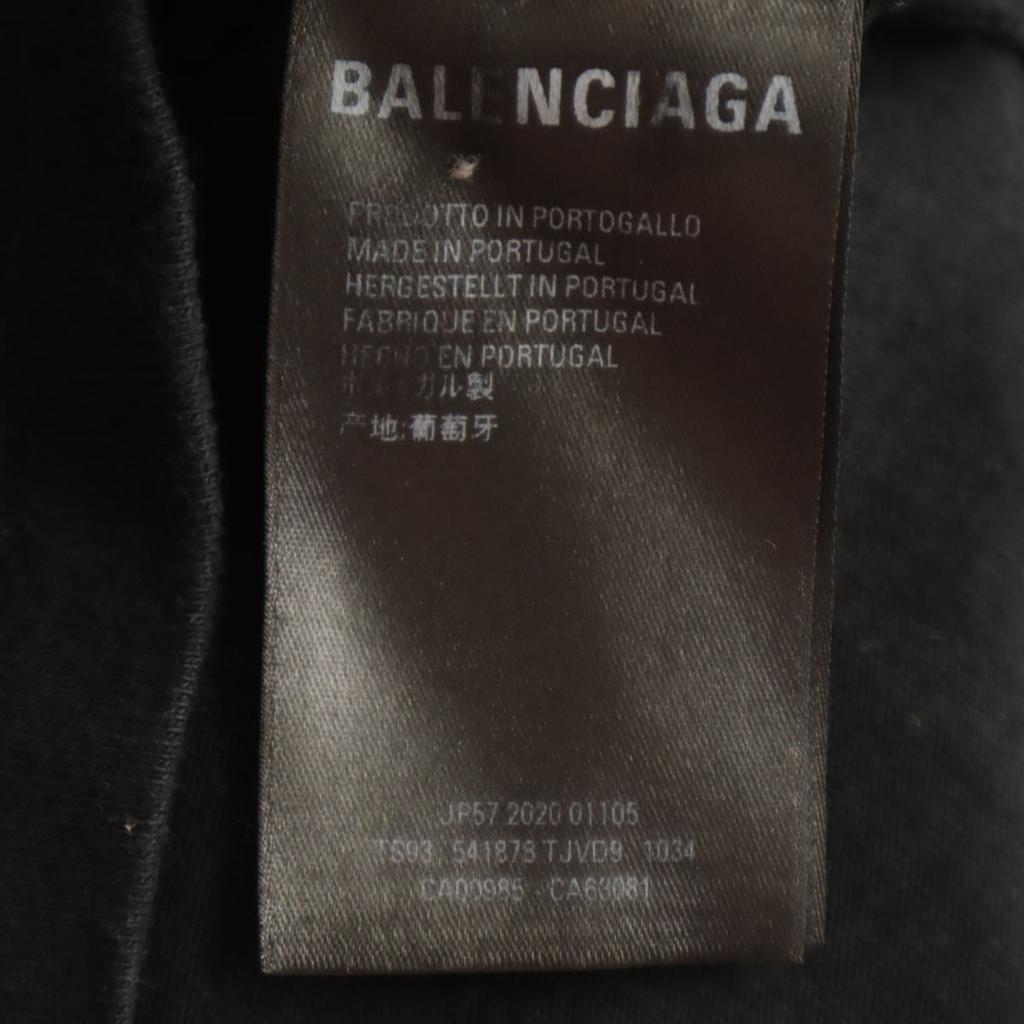 Balenciaga Made In Portugal Long Sleeve T-shirt S Black Men's Used