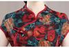 2026 Casual Chinese Retro Ethnic Cheongsam: Slimming Oblique Placket Dress