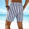 Men's Casual Shorts With Comfortable Lightweight Button Pockets And Monochrome Beach Shorts