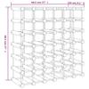 42 Bottle Wine Rack 68.5 x 23 x 68.5 cm Solid Pine Wood