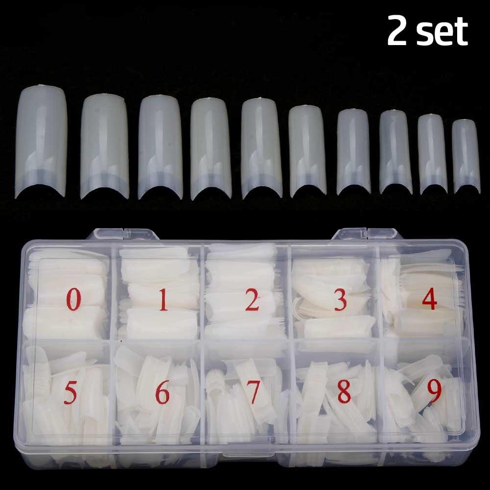 

2/3/5 компл., искусственные накладные ногти, накладные ногти Frecch, полное покрытие, накладные ногти, акриловые прозрачные капсулы для маникюра, 500 шт./кор.