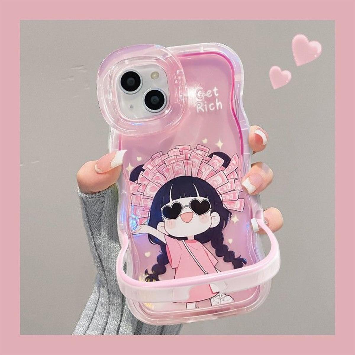 

Для Apple Мобильный Телефон Защитный Чехол Подставка, Высококлассный Чехол для Мобильного Телефона, Цветной Дофаминовый Чехол-Накладка для Мобильного Телефона For iPhone 16PROMAX