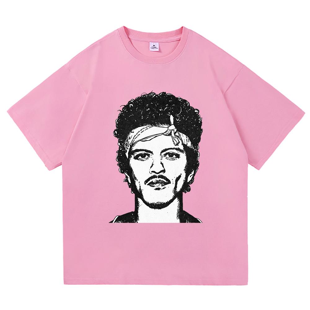 Bruno Mars Das RoUnisextic T-Shirt 2026 Neues Album Retro UnisexDamenbekleidung Harajuku Hochwertige Oberteile Baumwoll-T-Shirts Vintage