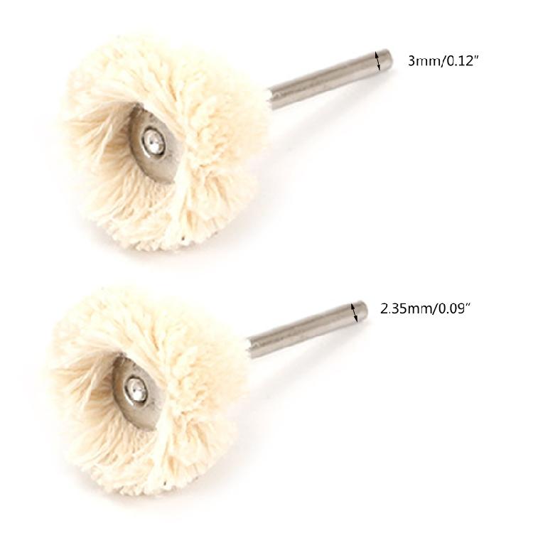 Practical 2.35/3.0mm Shank Polishing Buffing Wheel for Jewelry Rotary Clean Tool