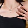Bow Necklace Light Luxury Ribbon Premium Clavicle Ins Design Sweet Girlfriend