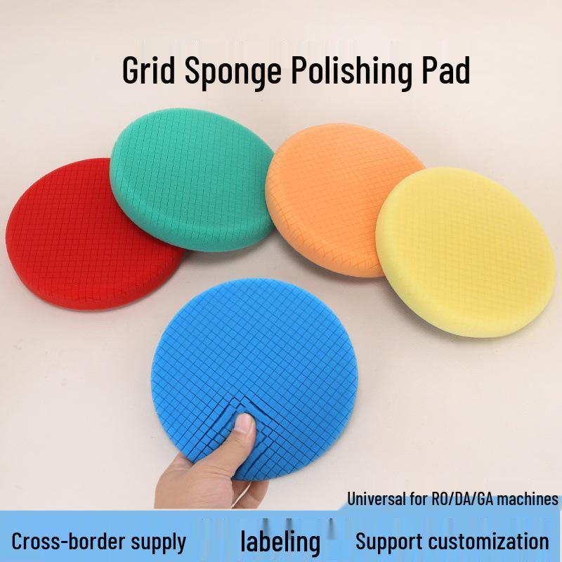 Menzerna Style Round Edge Car Detailing Polishing Sponge Pad