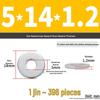 Extra Large Galvanized Metal Flat Washer - Thickened Round Screw Washer M6-M16
