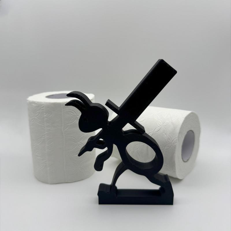 3D-gedruckter Ameisen-Serviettenhalter Kreatives Zuhause Schlafzimmer Wohnzimmer Badezimmer Basis Aufbewahrungsregal Dekoration Handwerk Ornament Lustig