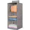 Multifunctional Hanging Wardrobe Organizer: Washable Cotton Linen & Non-Woven Fabric Drawer for Clothes Storage