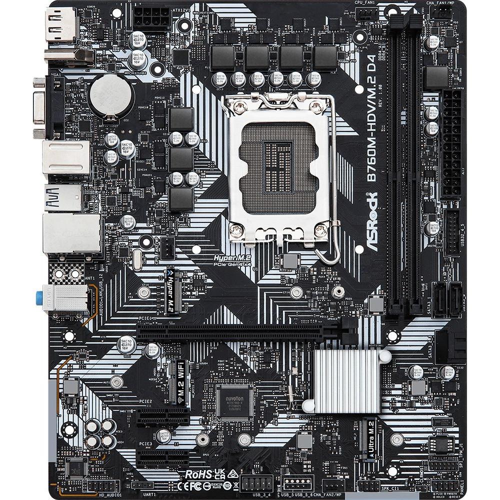 

Материнская плата Asrock B760m-hdv m 2 D4